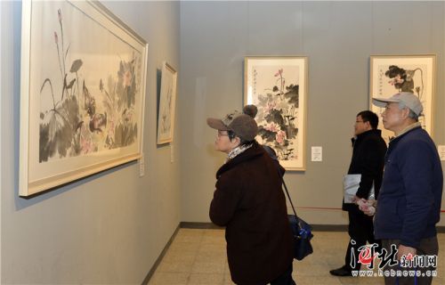杜蘅情怀——朱军绘画作品展在石家庄开展（组图）