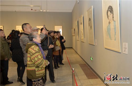 杜蘅情怀——朱军绘画作品展在石家庄开展（组图）