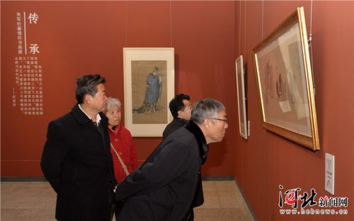 杜蘅情怀——朱军绘画作品展在石家庄开展（组图）