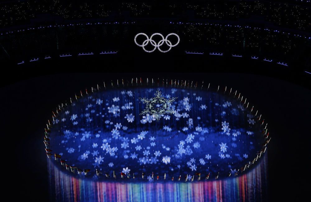 2月20日晚，北京第二十四届冬季奥林匹克运动会闭幕式在国家体育场举行。新华社记者徐子鉴摄